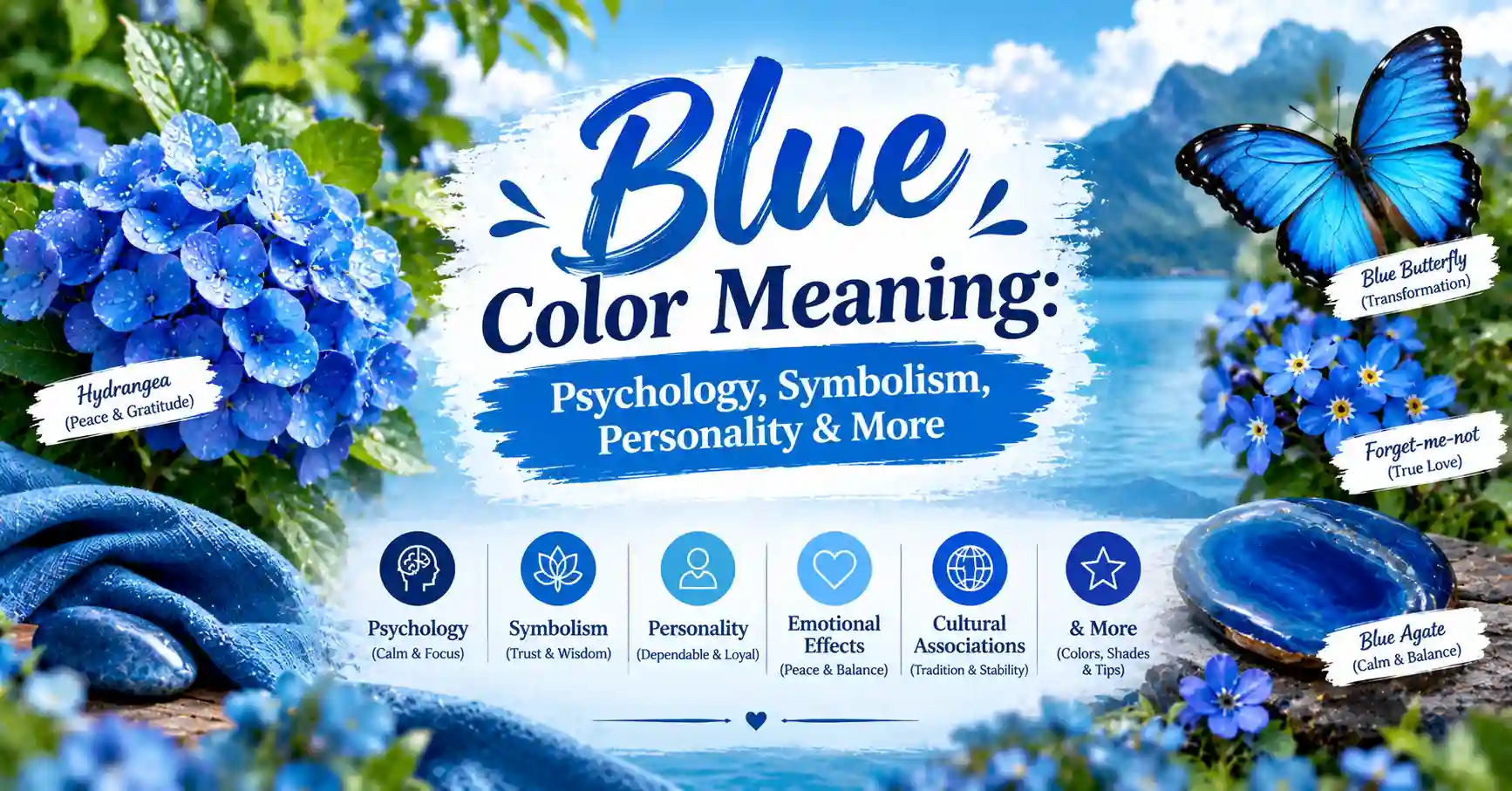 Blue color meaning, psychology, symbolism, and personality traits