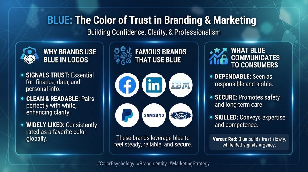 Blue Color Meaning in Branding & Marketing