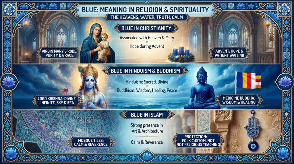 Blue Meaning in Religion & Spirituality