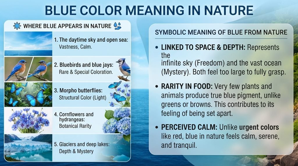 Blue Color Meaning in Nature