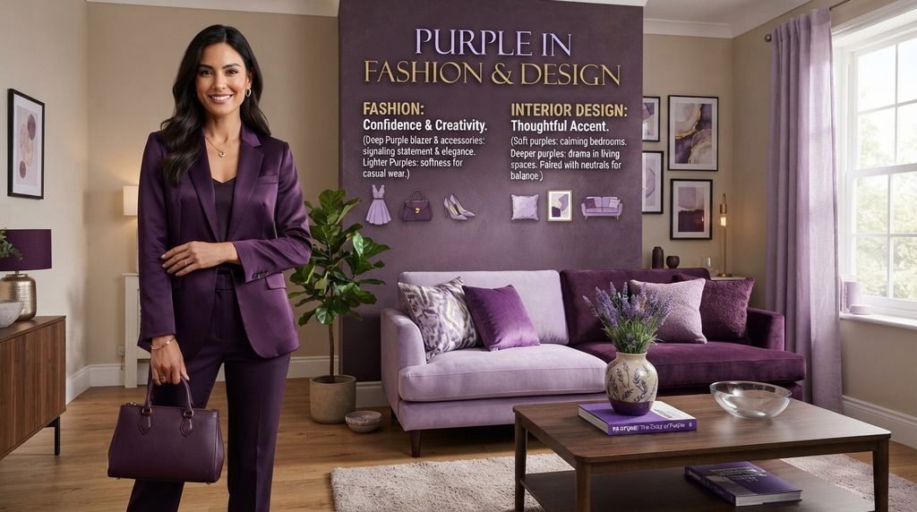 10. Purple in Fashion & Design