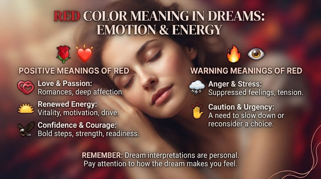 Red Color Meaning in Dreams