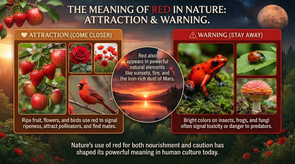 Red Color Meaning in Nature