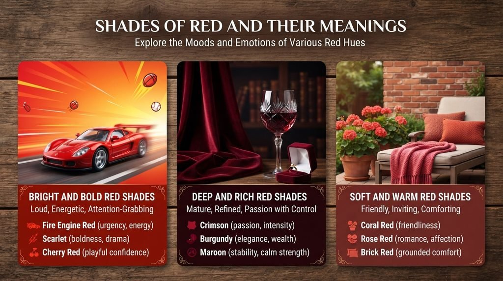 Shades of Red and Their Meanings