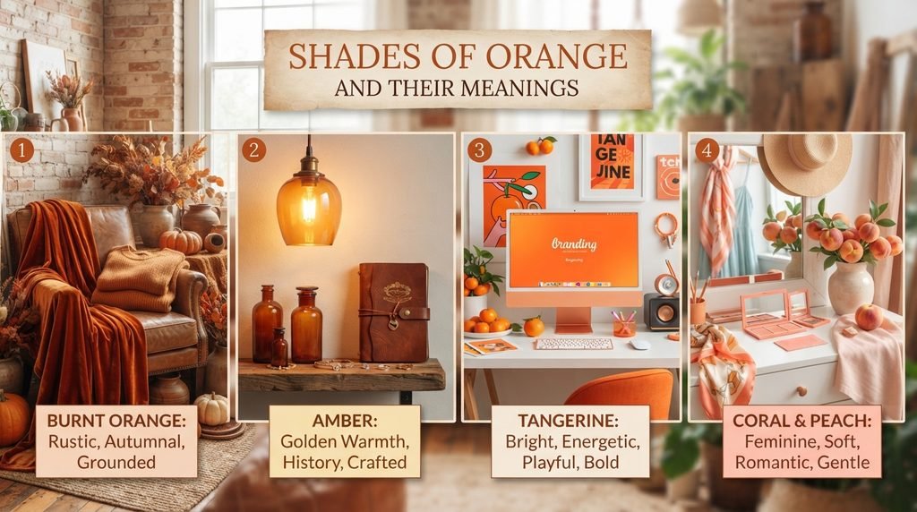 Shades of Orange and Their Meanings