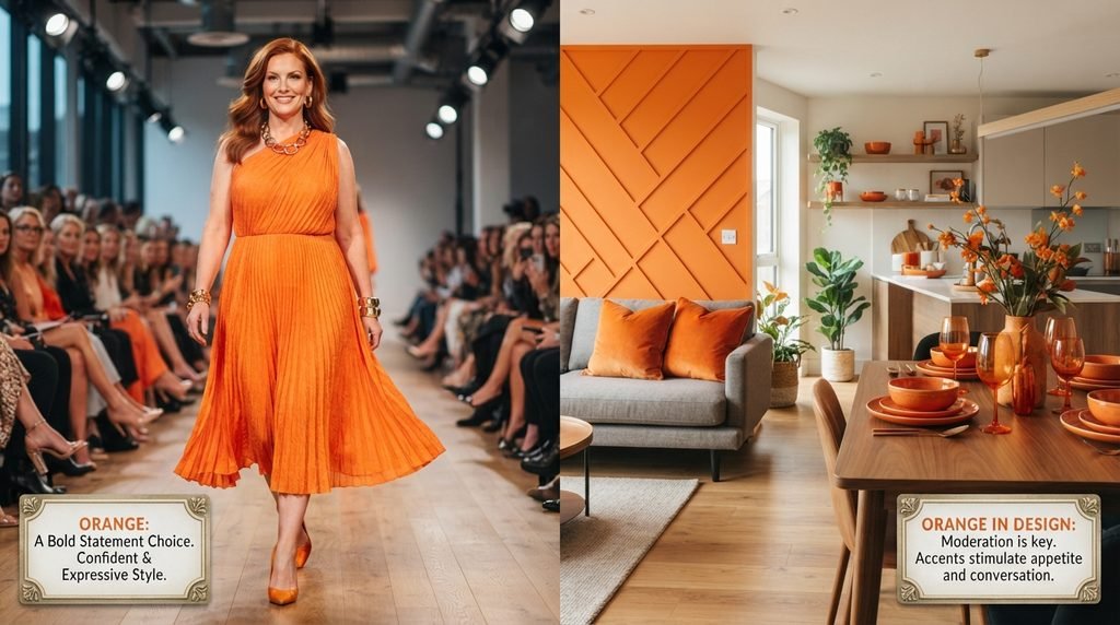 Orange in Fashion & Design